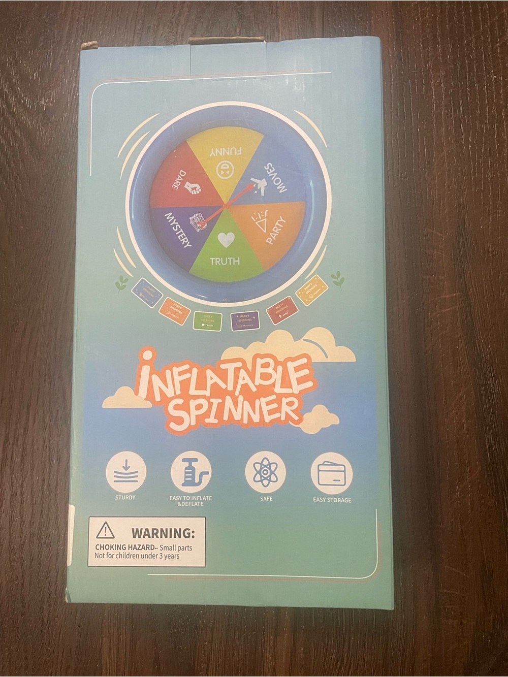 Monroe Inflatable Pool Truth or Dare Spinner Game-Brand New Sealed